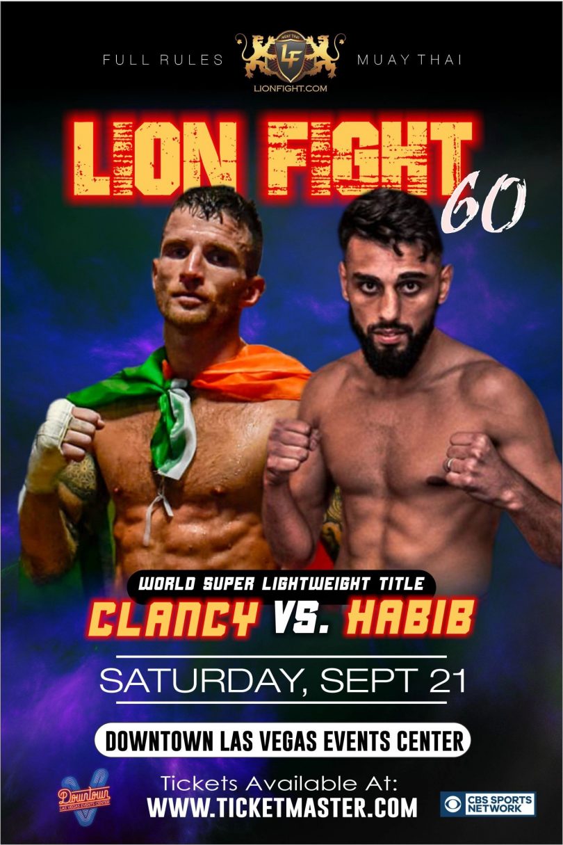 LION FIGHT RETURNS TO BRIGHT LIGHTS OF DOWNTOWN LAS VEGAS